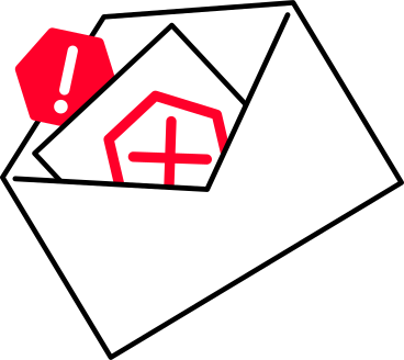huge envelope with spam PNG, SVG