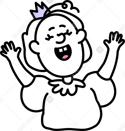 girl laughing PNG, SVG