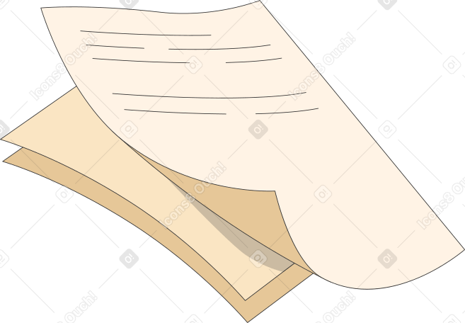 sheets of paper PNG, SVG