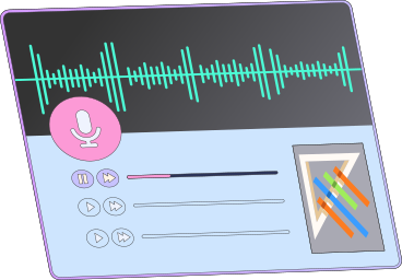 Interface tablette podcasts PNG, SVG