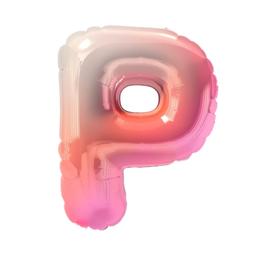 Inflatable letter p PNG, SVG