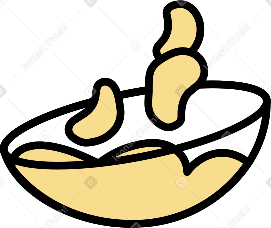 Tigela de batatas fritas PNG, SVG