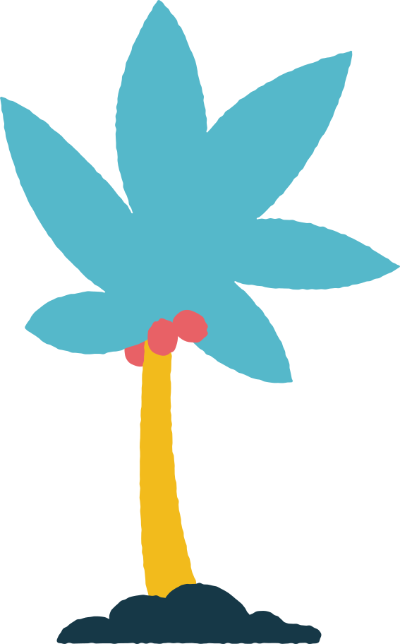 palm tree Illustration in PNG, SVG