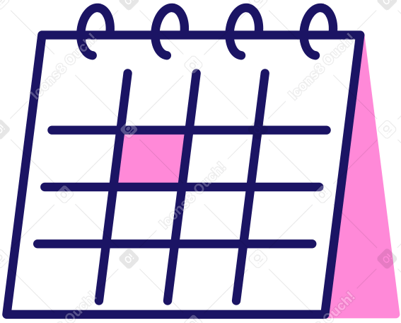 calendrier PNG, SVG