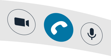 video call buttons in perspective PNG, SVG