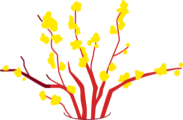 Blütenzweige PNG, SVG