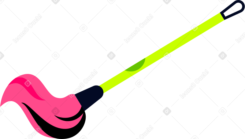 green mop Illustration in PNG, SVG