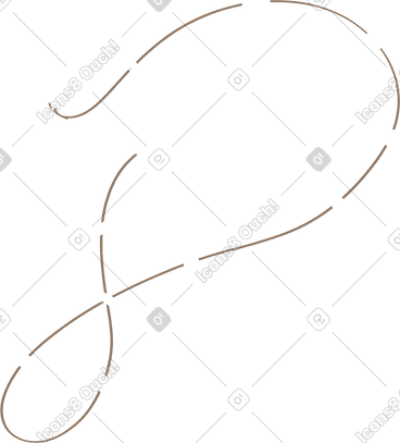 Brown line PNG, SVG