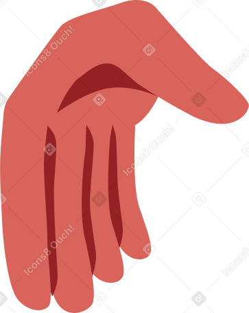 手掌侧视图 PNG, SVG
