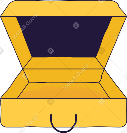 opened luggage Illustration in PNG, SVG