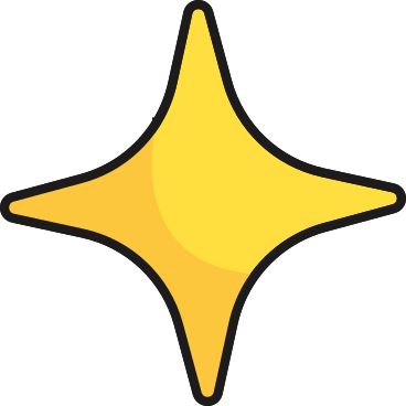 four pointed star PNG, SVG