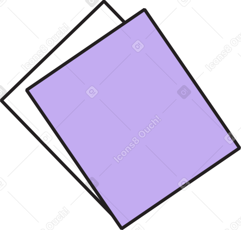 pile of papers Illustration in PNG, SVG