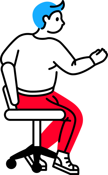 Mann sitzt PNG, SVG