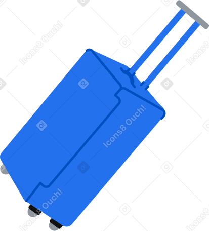дорожный чемодан в PNG, SVG
