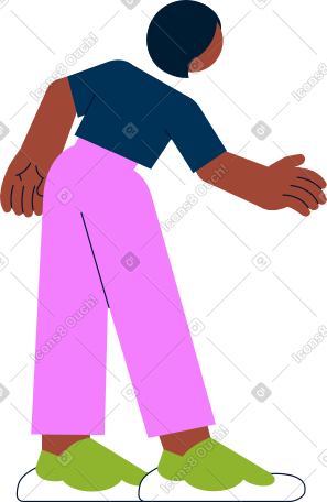 女人俯身 PNG, SVG