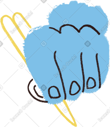 Hand holding a pen PNG, SVG