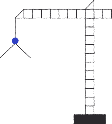 construction crane PNG, SVG
