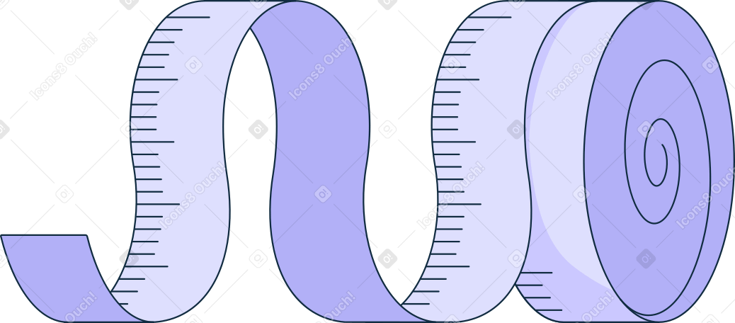 measuring tape Illustration in PNG, SVG