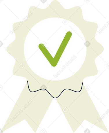 medal with ribbons PNG, SVG