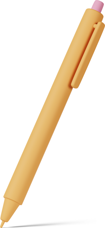yellow pen PNG, SVG