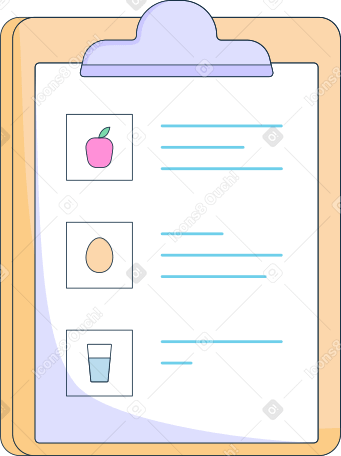 menu Illustration in PNG, SVG