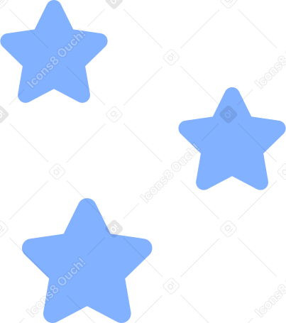 decorative stars animated illustration in GIF, Lottie (JSON), AE