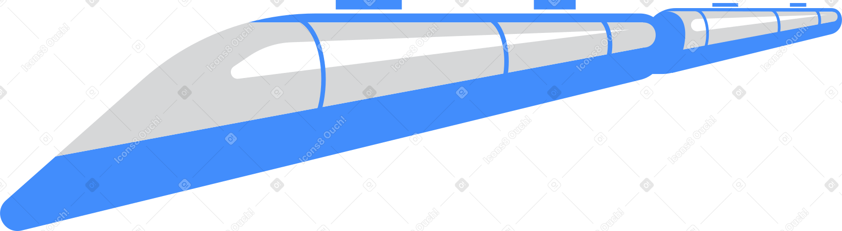 train Illustration in PNG, SVG