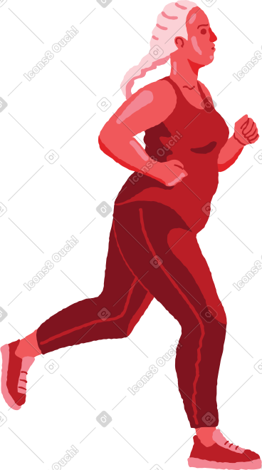 奔跑的女人 PNG, SVG