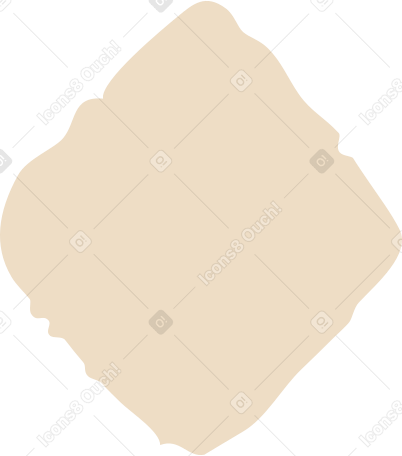 beige rhombus PNG, SVG
