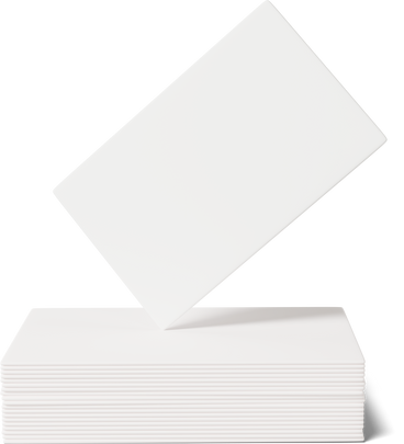 business cards stack mockup PNG, SVG