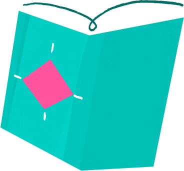 blue open book PNG, SVG