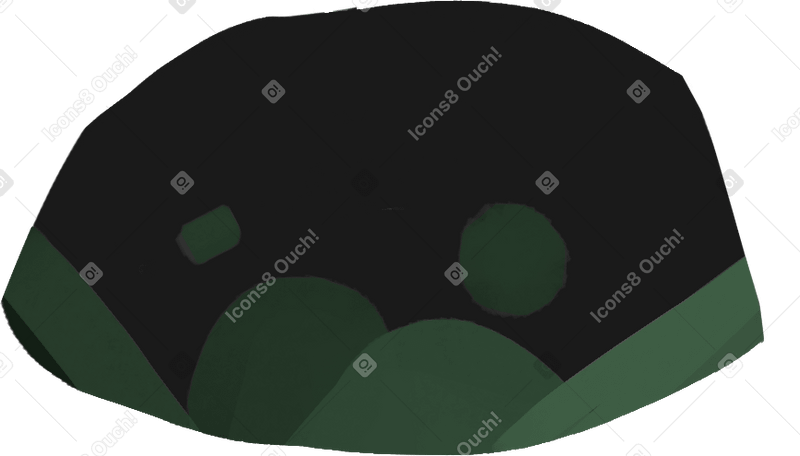 island Illustration in PNG, SVG