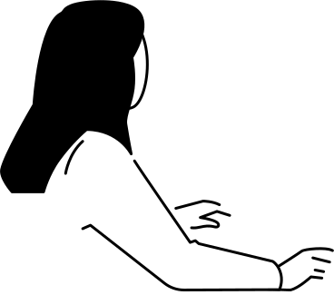 앉아있는 여자의 뒷모습 PNG, SVG