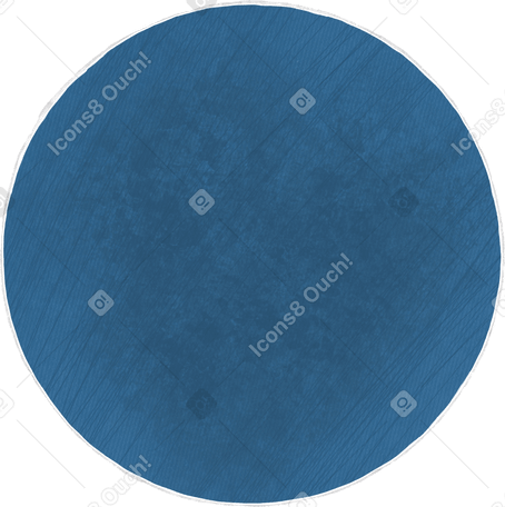 blue round plate PNG, SVG