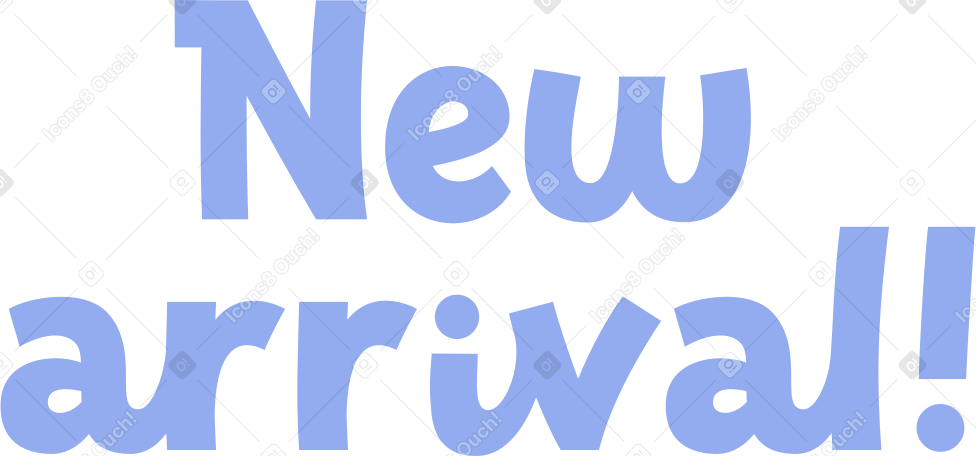 lettering new arrival PNG, SVG
