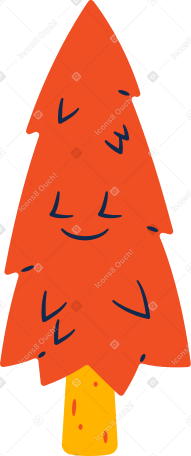 calm tree with closed eyes PNG, SVG