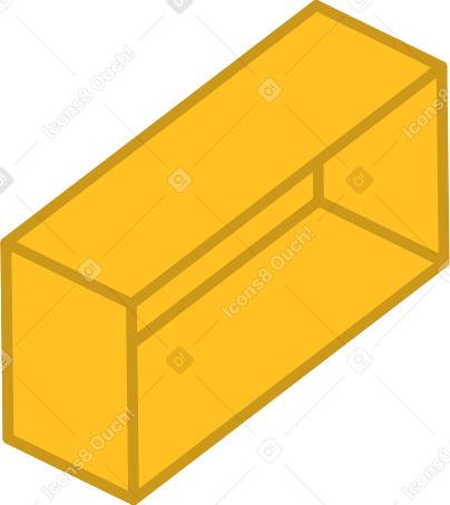 mattoncino lego giallo PNG, SVG