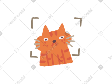 摄像机取景器中的猫 PNG, SVG