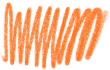 橙色涂鸦 PNG, SVG