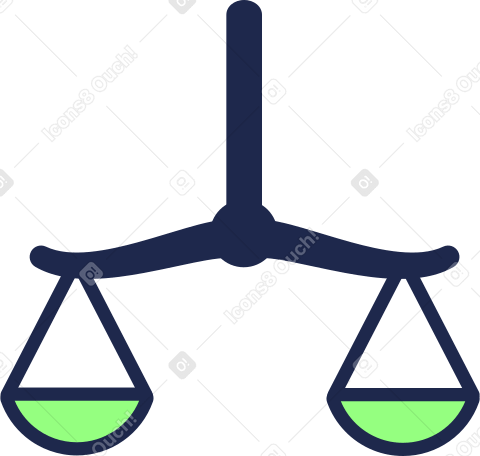 весы правосудия в PNG, SVG
