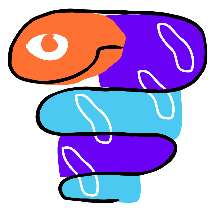 Snake Illustration in PNG, SVG