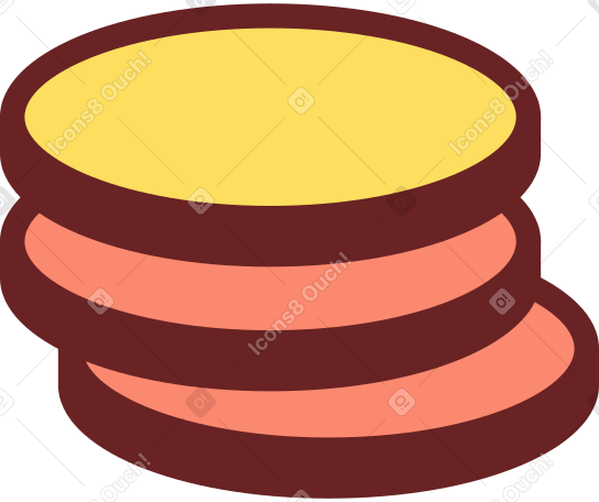 coin stack PNG, SVG