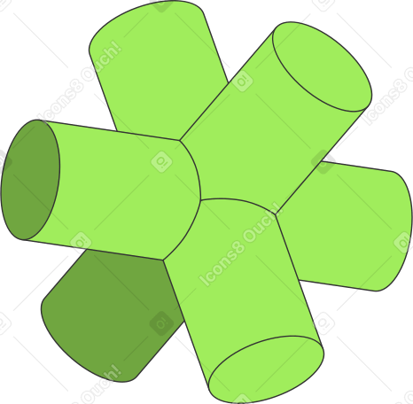 green shape PNG, SVG