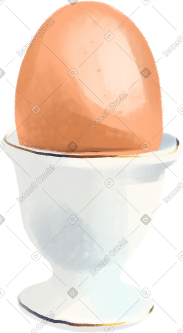 Egg in a stand PNG, SVG