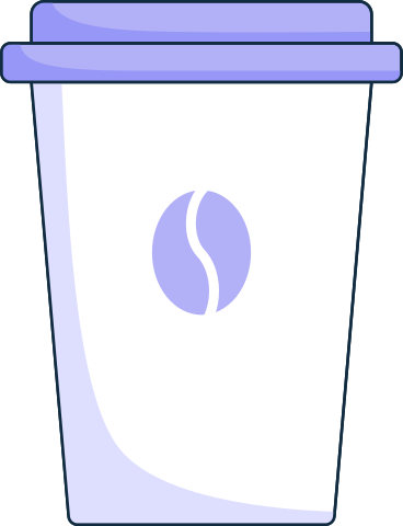 paper cup with coffee PNG, SVG