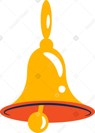 Bell Illustration in PNG, SVG