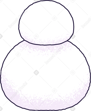 snowman body PNG, SVG