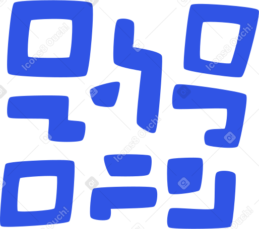 qr code Illustration in PNG, SVG