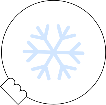 christmas toy with snowflake PNG, SVG