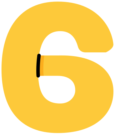 six PNG, SVG